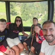 Samuele con Sara, Paolo e gli altri due figli