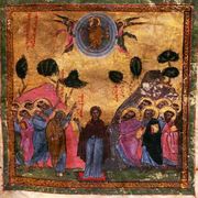 Cristo cerca Adamo e lo porta nella gloria. Ascensione, compimento della redenzione