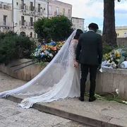 Le nozze di Mohammed e Raffaella coi fiori per Bakari Sako
