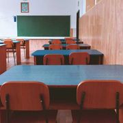 L’interno di un’aula scolastica vuota