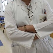 Un medico internista in una foto d'archivio