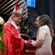 Un momento della Messa di Pentecoste in San Pietro con Leone XIV / VATICAN MEDIA