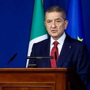 Il governatore della Banca d'Italia Fabio Panetta durante la presentazioni delle Considerazioni finali in occasione della pubblicazione della Relazione annuale sul 2025 presso Palazzo Koch / ANSA
