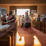 Una Messa per le vittime dell'atomica nella Cattedrale di Nagasaki / ALAMY