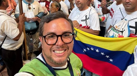 José Arnaldo Mujica, volontario venezuelano del Giubileo