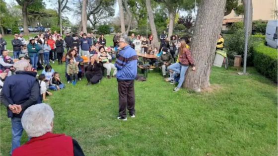 Un momento di vita comunitaria della parrocchia