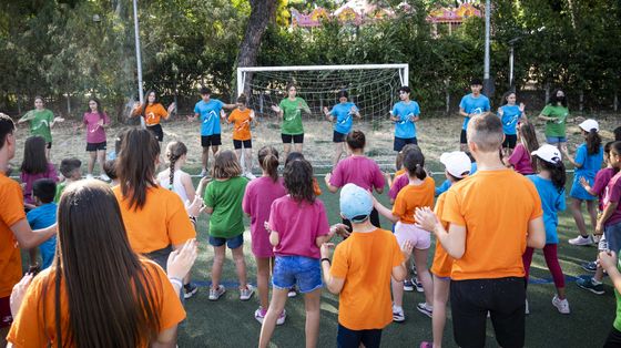 L’attività estiva di un oratorio romano. Foto d'archivio