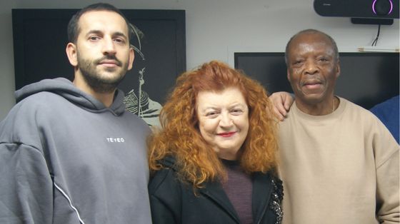 Musli Alievski, Maria Cristia Cecchini e a destra Jerome Sulubani