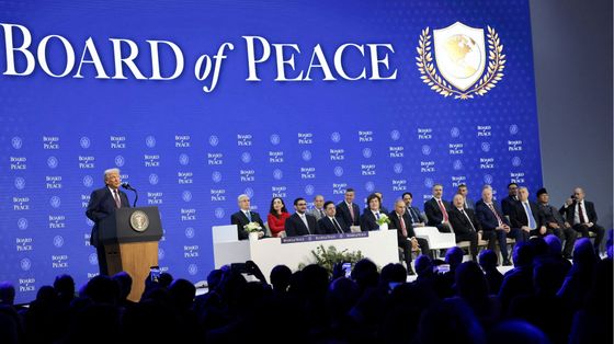 Trump alla presentazione del Board of peace