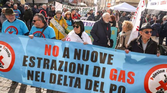 La gente del Delta del Po non vuole nuove trivelle