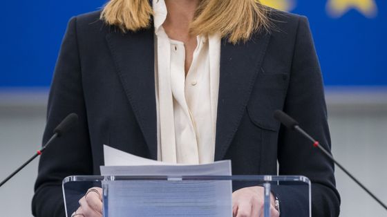 Roberta Metsola, maltese, presidente del Parlamento Europeo