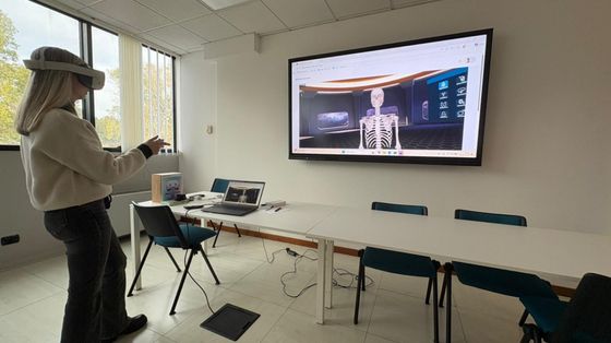 Uno dei simulatori presenti nel centro didattico. Foto Uer