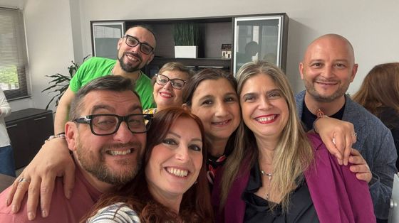 Il team della cooperativa sociale "Ra