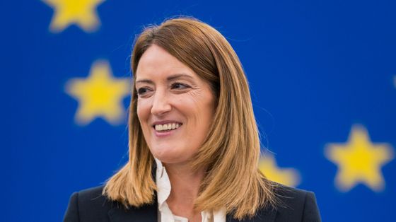 Roberta Metsola, maltese, presidente del Parlamento Europeo