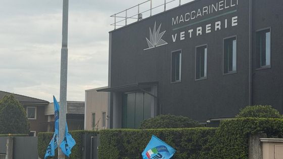 La sede delle vetrerie Maccarinelli