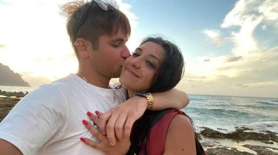 Elisa Bricchi assieme al fidanzato, Costantino Merli