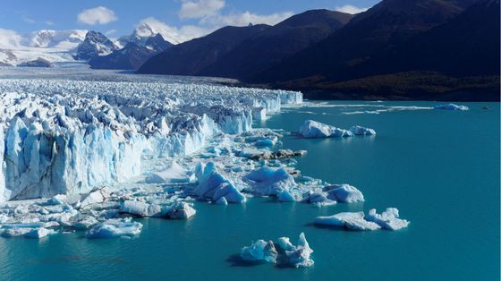 Il Perito Moreno, in Argentina