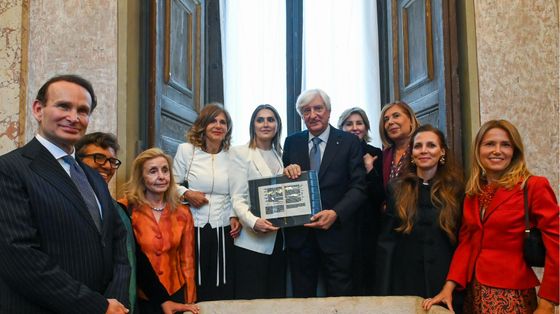 Zampetti, segretario generale del Quirinale, insignito del premio Spes