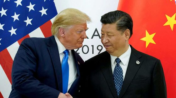 Donald Trump e Xi Jinping al G20 di Osaka, in Giappone, nel 2019/ REUTERS