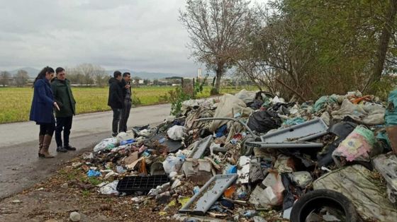 Un'immagine della Terra dei Fuochi/ ANSA
