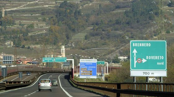 L'autostrada del Brennero