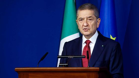 Il governatore della Banca d'Italia Fabio Panetta durante la presentazioni delle Considerazioni finali in occasione della pubblicazione della Relazione annuale sul 2025 presso Palazzo Koch / ANSA