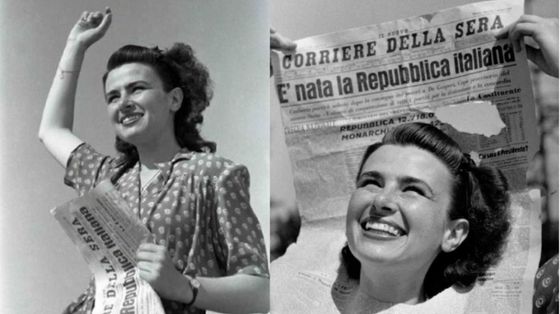 "Donna Repubblica", lo scatto di Federico Patellani nella mostra al Museo Nazionale di Fotografia di Cinisello Balsamo (Mi). Anna Iberti è il volto dell'Italia che riparte