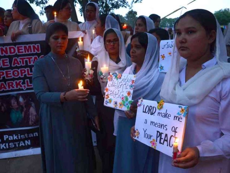 La strage di Pasqua, veglia a Roma