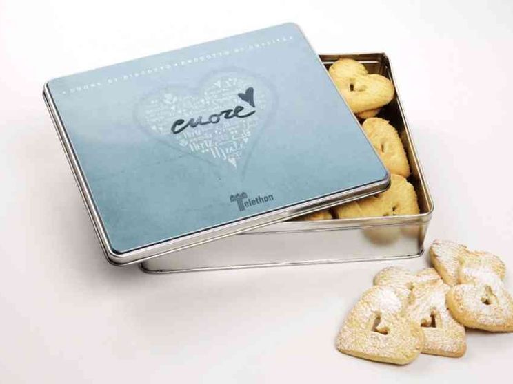 Telethon, cuori di biscotto per sostenere la ricerca 