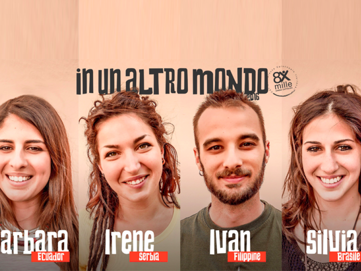 8x1000, quattro giovani «in un altro mondo»