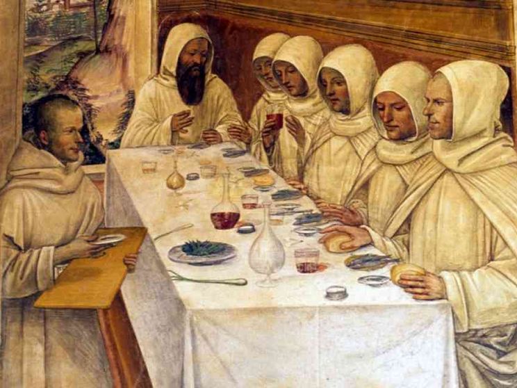 La benedetta tavola dei primi monaci