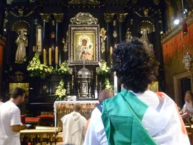 Gmg, davanti alla Madonna Nera di Jasna Gora