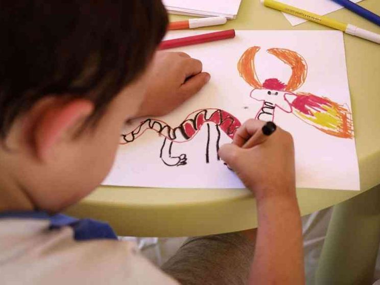 I disegni dei bambini: «Così raccontano tutto»