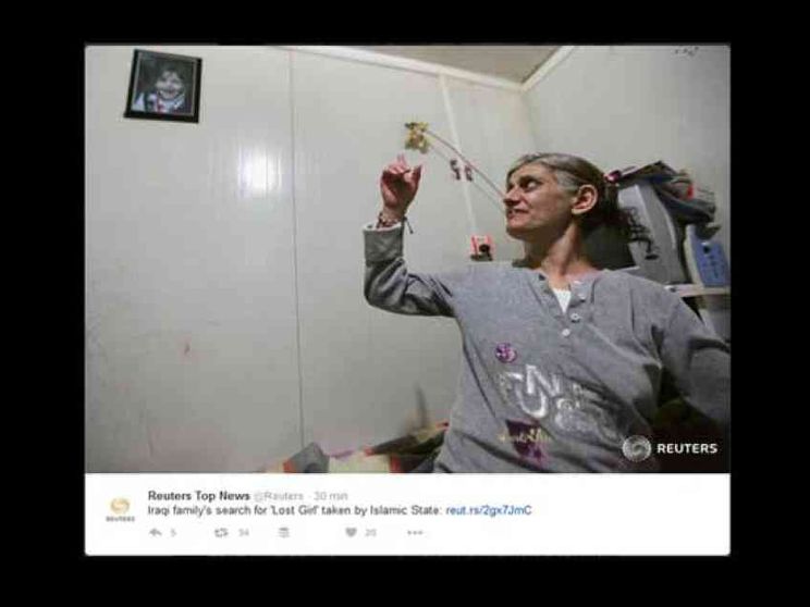 A Mosul cartelli: chi ha visto la piccola Christina?