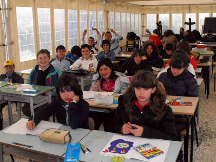 A scuola si va anche se fa freddo