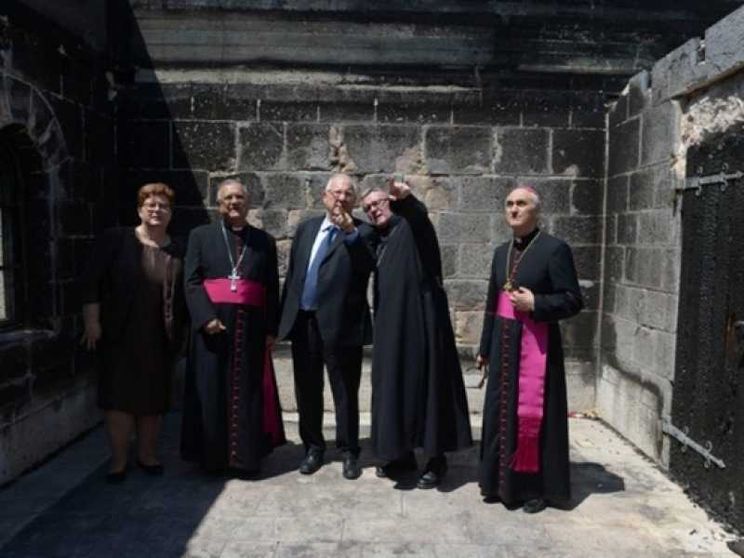 Dopo l'incendio, riapre la chiesa della Moltiplicazione dei pani e dei pesci
