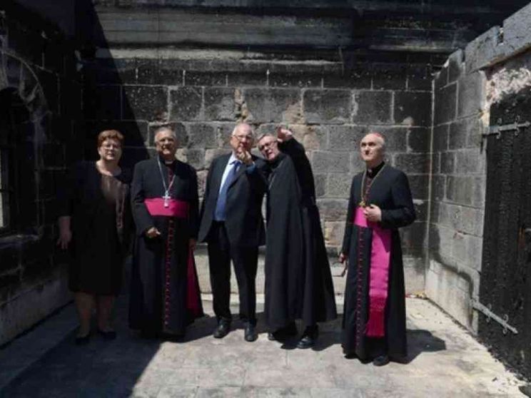 Dopo l'incendio, riapre la chiesa della Moltiplicazione dei pani e dei pesci