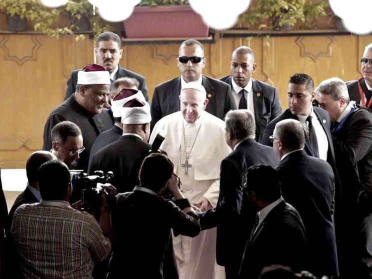 Il Papa all'università sunnita al-Azhar: dialogo tra religioni è via di verità