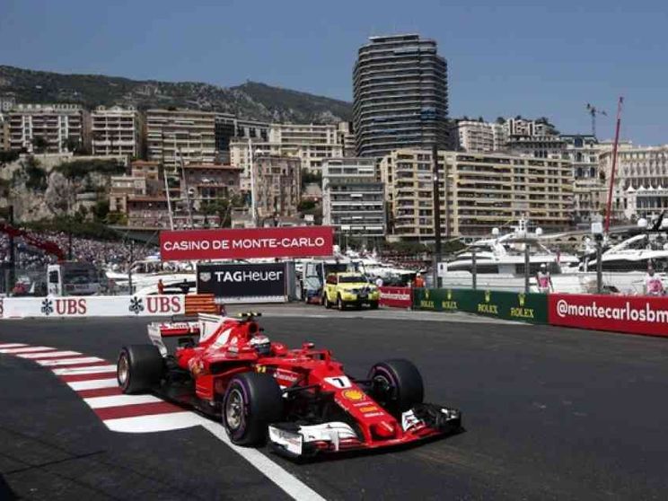 A Montecarlo prima fila tutta Ferrari