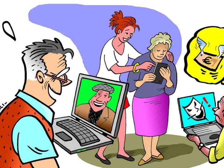 Connessi e social: in Italia sempre più anziani popolano internet