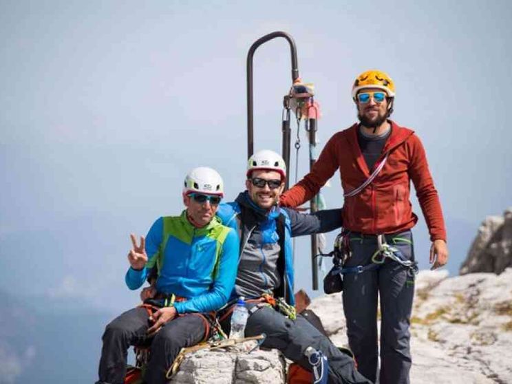 Alla conquista della vetta senza una gamba