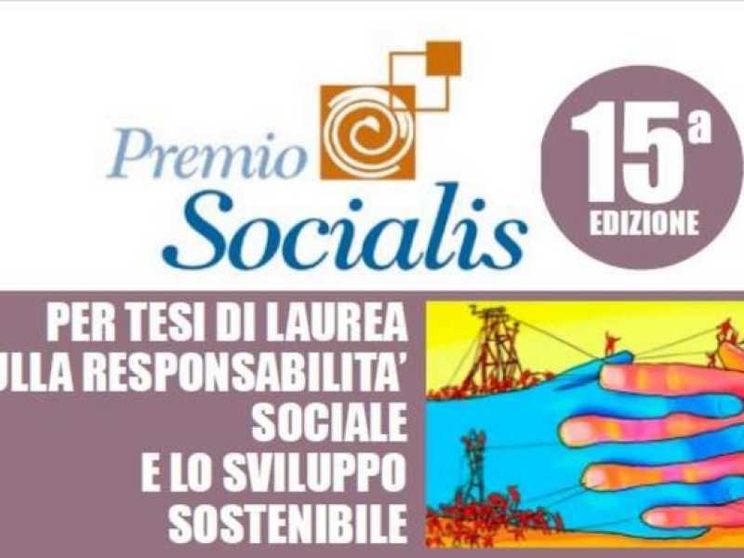 Premio Socialis a tesi su Csr e sviluppo sostenibile