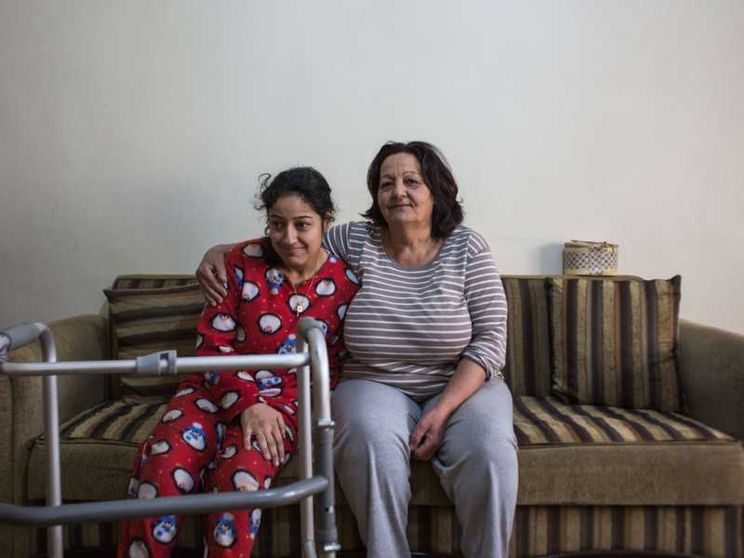 Nella Valle della Bekaa la piccola disabile ha imparato a sorridere