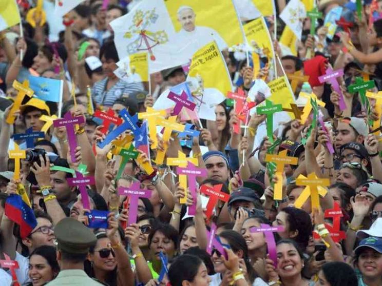 Il Papa ai giovani: «Essere protagonisti è fare ciò che ha fatto Gesù»