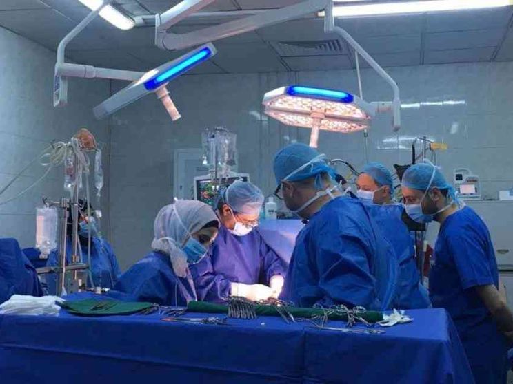 Piccola profuga siriana operata al cuore dai medici del Bambino Gesù