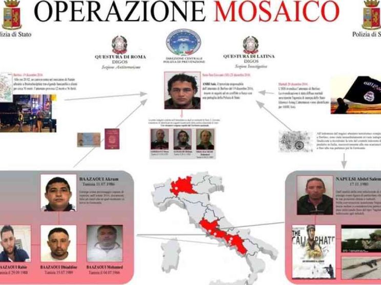 Smantellata la rete italiana del terrorista di Berlino