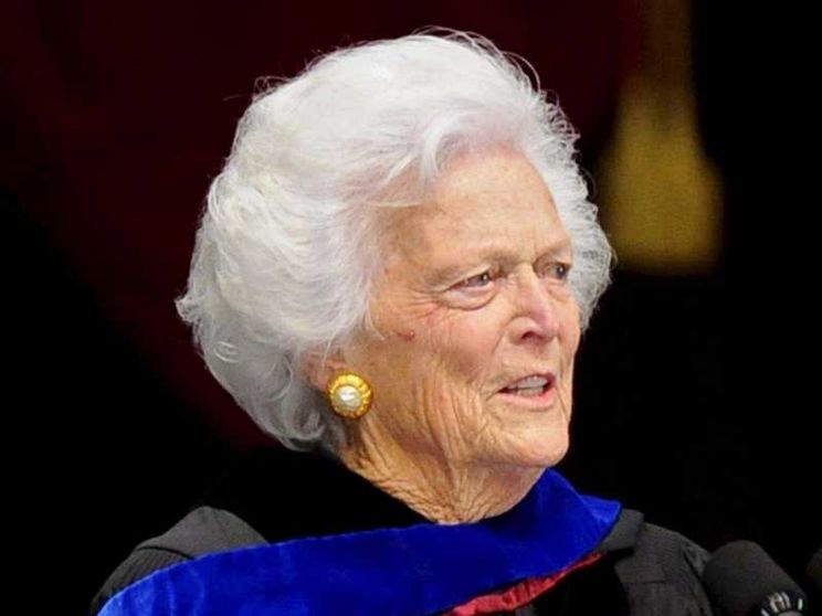 È morta Barbara Bush, moglie e madre di presidenti