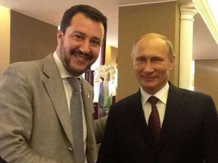 La rete fra la Lega e Putin dietro l'Italia «giallo-verde»