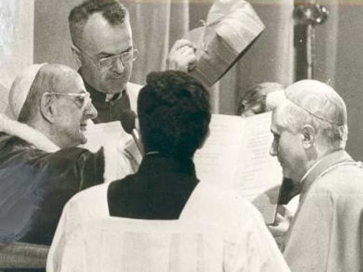 Francesco visita Benedetto XVI alla vigilia della canonizzazione di Paolo VI