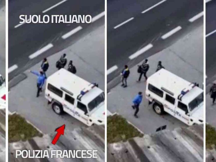 E adesso la polizia italiana presidia il confine con la Francia